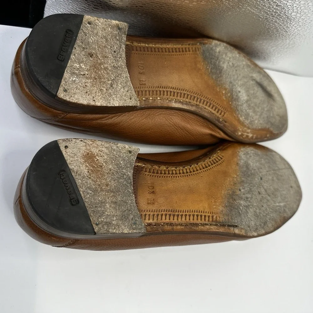 Gravati For Neiman Marcus Italian Brown Leather Penny Loafer Slip On Shoe 10.5 M